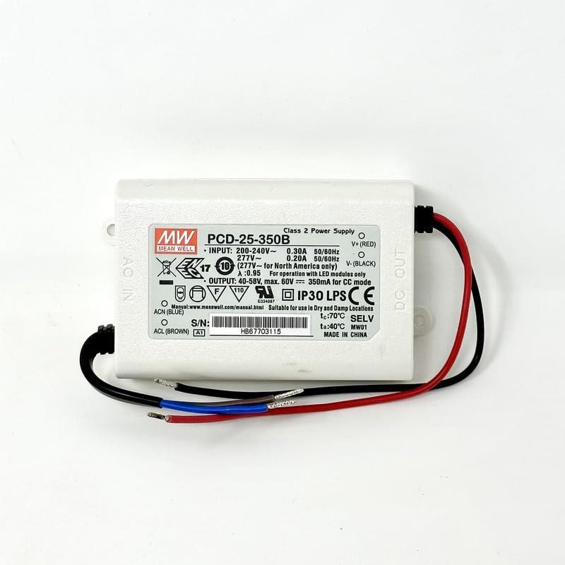 Alimentation LED Mean Well PCD-25-700B pour éclairage de salon et faux plafond