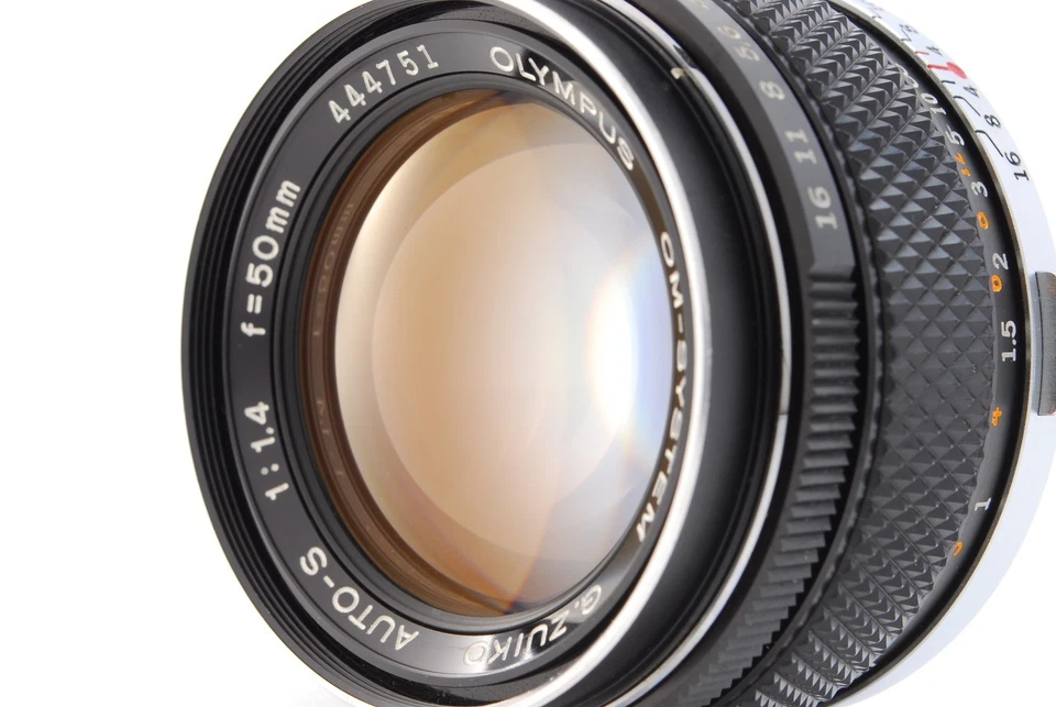 [excelente+++++] Lente Olympus OM-System G.Zuiko Auto-S 50 mm F/1,4 MF de Japón Foto 2 de 4