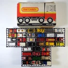 Vintage 1978 Matchbox Carry Case 35 Cars mostly Matchbox some Corgi Majorette