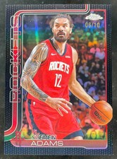 2025-26 Topps Chrome Black Basketball Refractor #12 Steven Adams /10