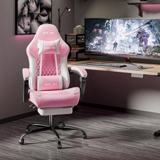 Ergonomic Massage Gaming Chair with Headrest