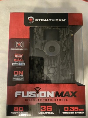 Stealth Cam FUSION MAX 80ft 36MP Cellular Trail Camera STC-FXWTX-W (8861)