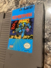 Bomberman NES Nintendo Authentic Tested Working w/ Dust Sleeve (See Video)