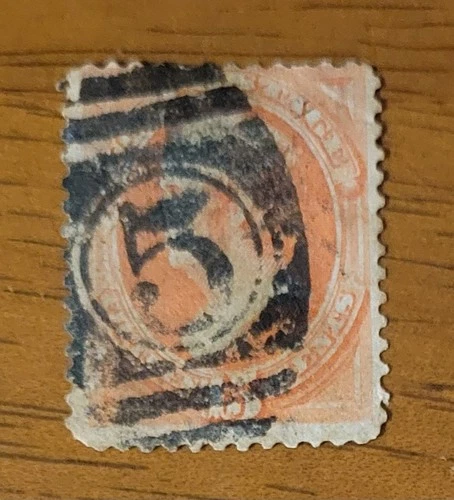 Vintage US Stamp #152 Webster Bank Note Used - CV $210