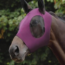 Image of Weatherbeeta Stretch Bug Eye Saver With Ears Purple