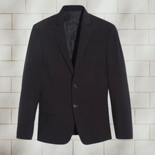 Calvin Klein Boy  s Infinite Stretch Suit Separate Jacket Youth Size 16 Regular