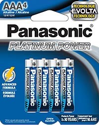 Щелочные плати батарейки Panasonic Power AAA - Долговечны