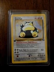 Pokémon TCG Snorlax Jungle Card 27/64 First Edition Pokémon Card