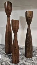 MCM Lipper & Mann Creation Candlestick Set of 3 Mid Century Modern c.1950-1959