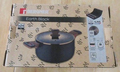 Bergner  Kochtopf Earth Black  Ø 24cm     NEU & OVP   Induktion
