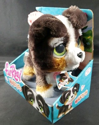 FurReal  Walkalots  Interactive Bernadoodle Puppy w/ Leash-Barks & Walks **