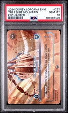 Disney Lorcana Azurite Sea Treasure Mountain Enchanted 222/204 PSA 10 Gem Mint