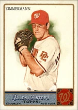 2011 Topps Allen and Ginter Glossy #152 Jordan Zimmermann/999 - BB