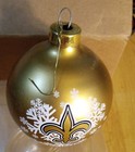 Saints Fleur De Lis Christmas Ornament — photo 3