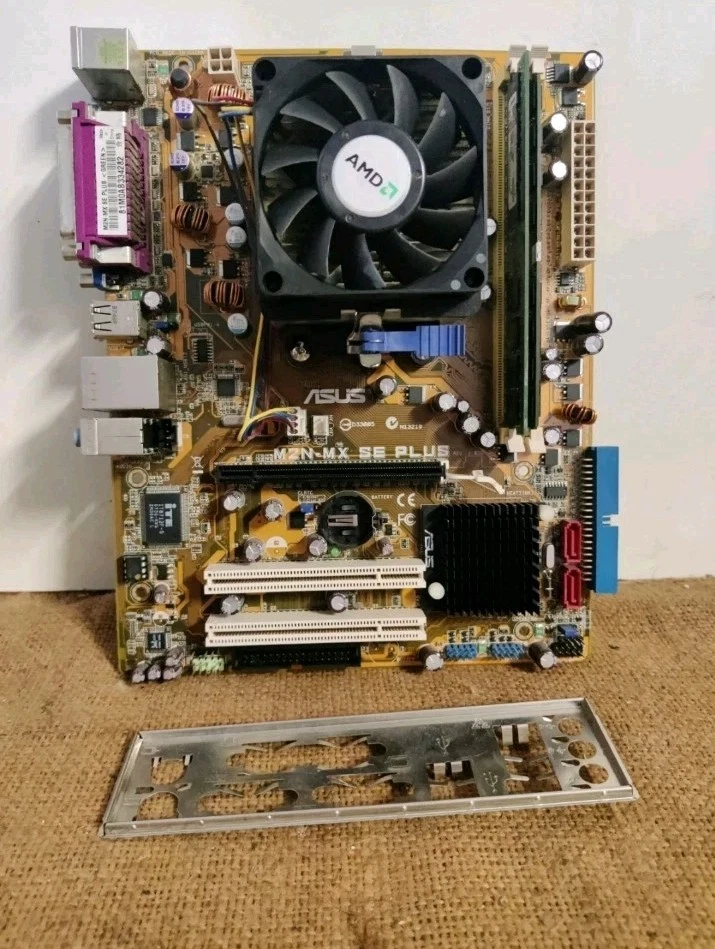 Asus M2N-MX SE PLUS + CPU Amd Athlon 64 X2 + RAM DDR2 motherboard Socket AM2✅ - Immagine 4 di 4