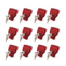 Plastic Glad Hand Lock, Keyed Alike 12 Pack for Semi Trailer Truck Keyed Al...