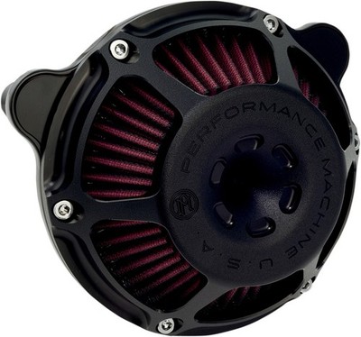 Performance Machine Max HP Luftreiniger - Black Ops Motorrad Straßenbike