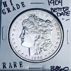 1904 P MORGAN SILVER DOLLAR HI GRADE GENUINE U.S. MINT RARE COIN 8860