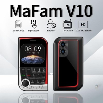 2'' Unlocked Dual SIM Flashlight Card Phone GSM Speed Dial Mobile Phone New