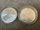 🇺🇸 Lot of 2 - 2006  .999 silver American silver Eagle 1 oz