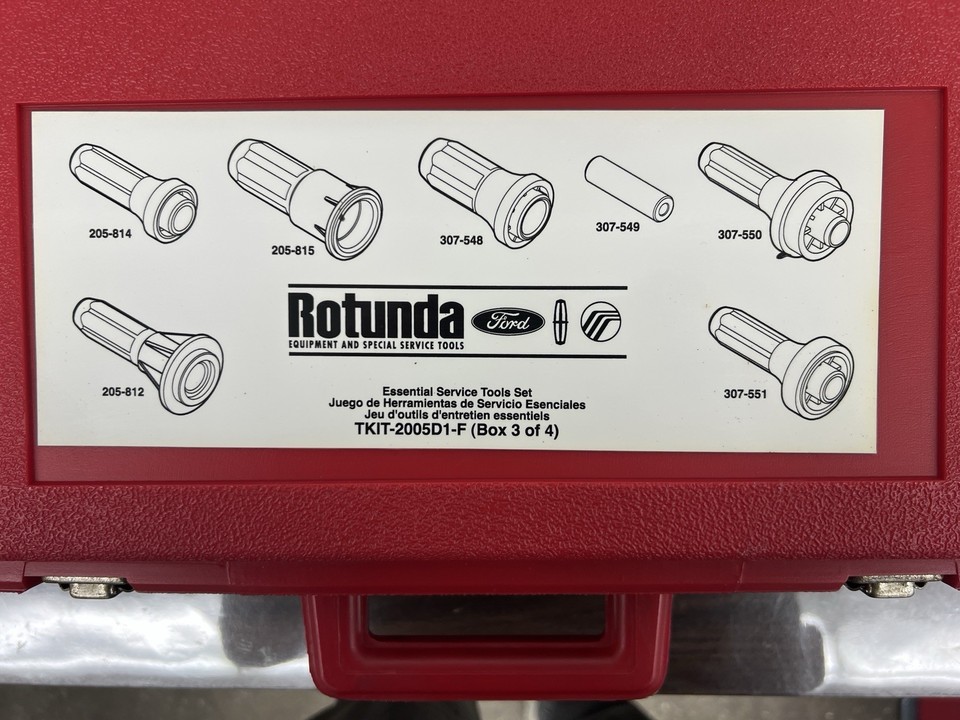 Ford Rotunda TKIT-2005D1-F Service Tools 307-528 307-524 307-548 205 ...