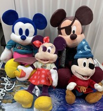 Disney Parks Mickey Mouse  Minnie Mouse Plush Lot Of 4
