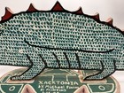 Michael Finster Outsider Folk Art Alligator Wood Sculpture Signed Dated 1985 B32 — photo 10
