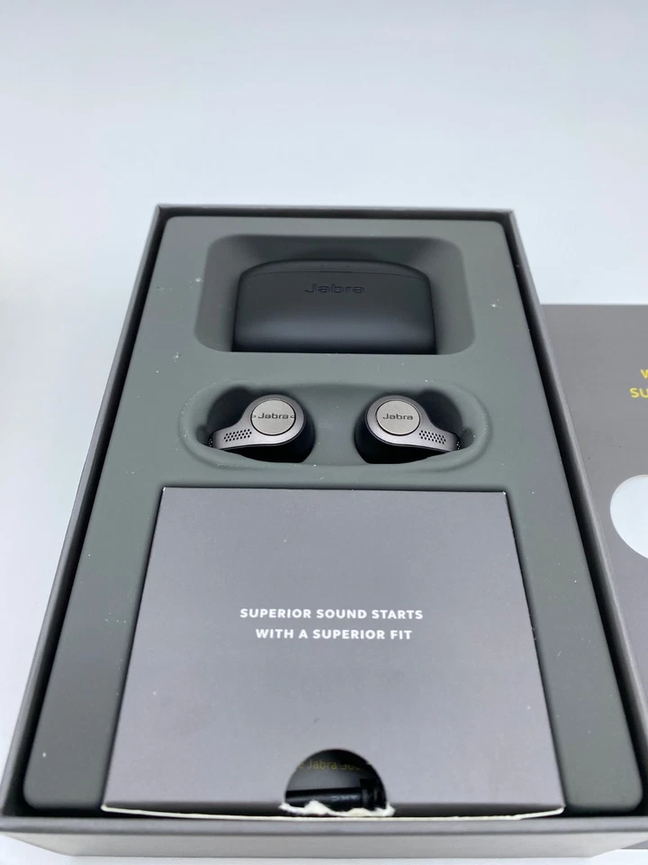 Jabra Elite 65t Alexa Enabled True Wireless Earbuds + Charging Case - Titanium B - Image 2 of 4
