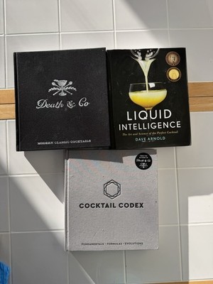 Cocktail Book Set   Liquid Intelligence, Death & Co, Cocktail Codex 