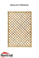 Grigliato Premium in Legno di Pino Impregnato - cm 60/120/180 x 180h