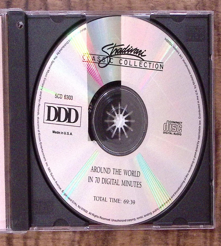 AROUND THE WORLD IN 70 DIGITAL MINUTES  DDD ESSEX ENTERTAINMENT EXC  CD 3633 Foto 4 de 4