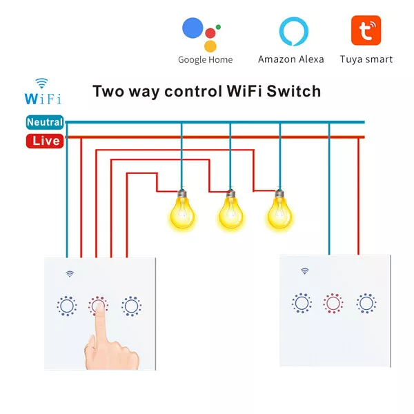 2 way cheap wifi switch