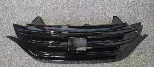 For CRV CRV 2012 2013 2014 1X Front Bumper Mesh Grill Vent Cover Black - Picture 2 of 6