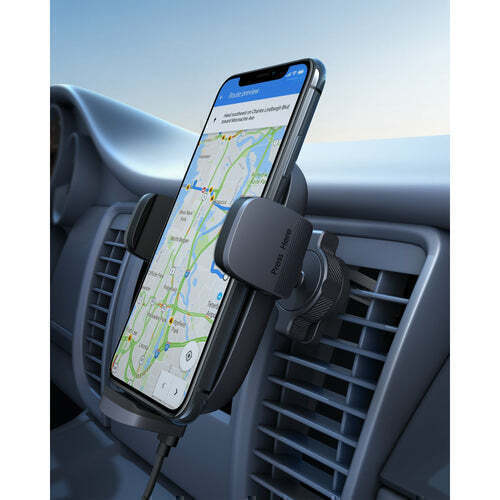10W Wireless Car Charger Mount Phone Holder for iPhone 16 15 14 13 12 11 Pro Max