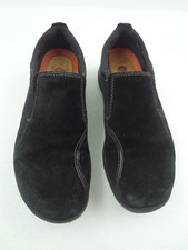 Clarks UnStructured Womens Black Suede Loafer Slip-On Shoes 8M
