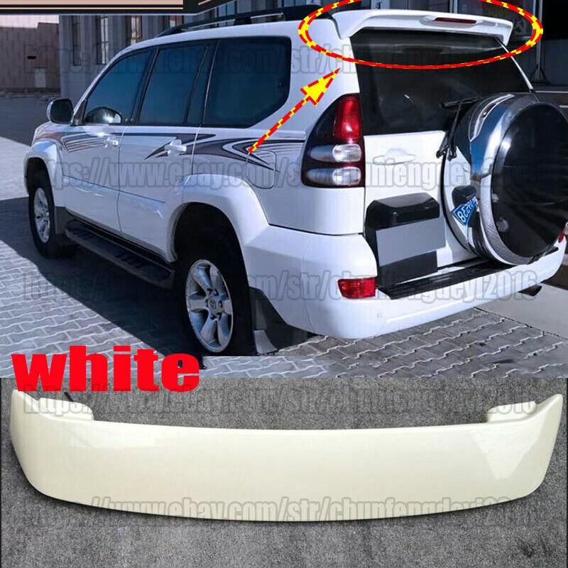 white Car Rear Spoiler Wing For Toyota Land Cruiser Prado