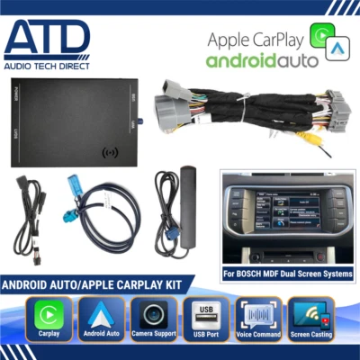 Interface Caméra BOSCH Kit Arrière CarPlay Range Rover Evoque L538 Android Auto - Photo 1/4