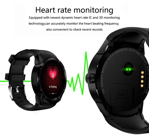 Android 4.4 SmartWatch by Indigi Bluetooth + GSM Unlocked + DualCore + GPS - Picture 2 of 10