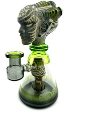 8" 14mm Bong ALIEN Glass Water Pipe MONSTER USA Best Bong Gift Unique Design