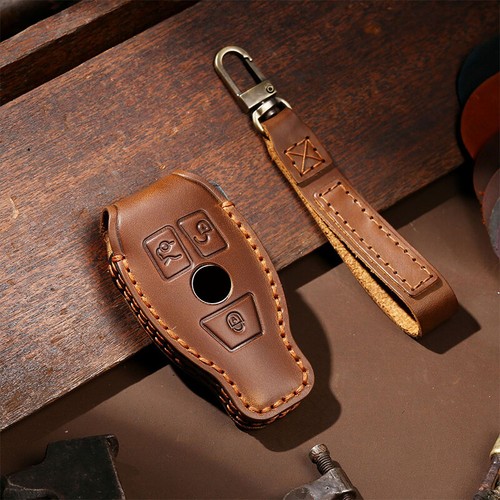 Kwmobile Car Key Cover For Smart - Heavy Duty PU Leather