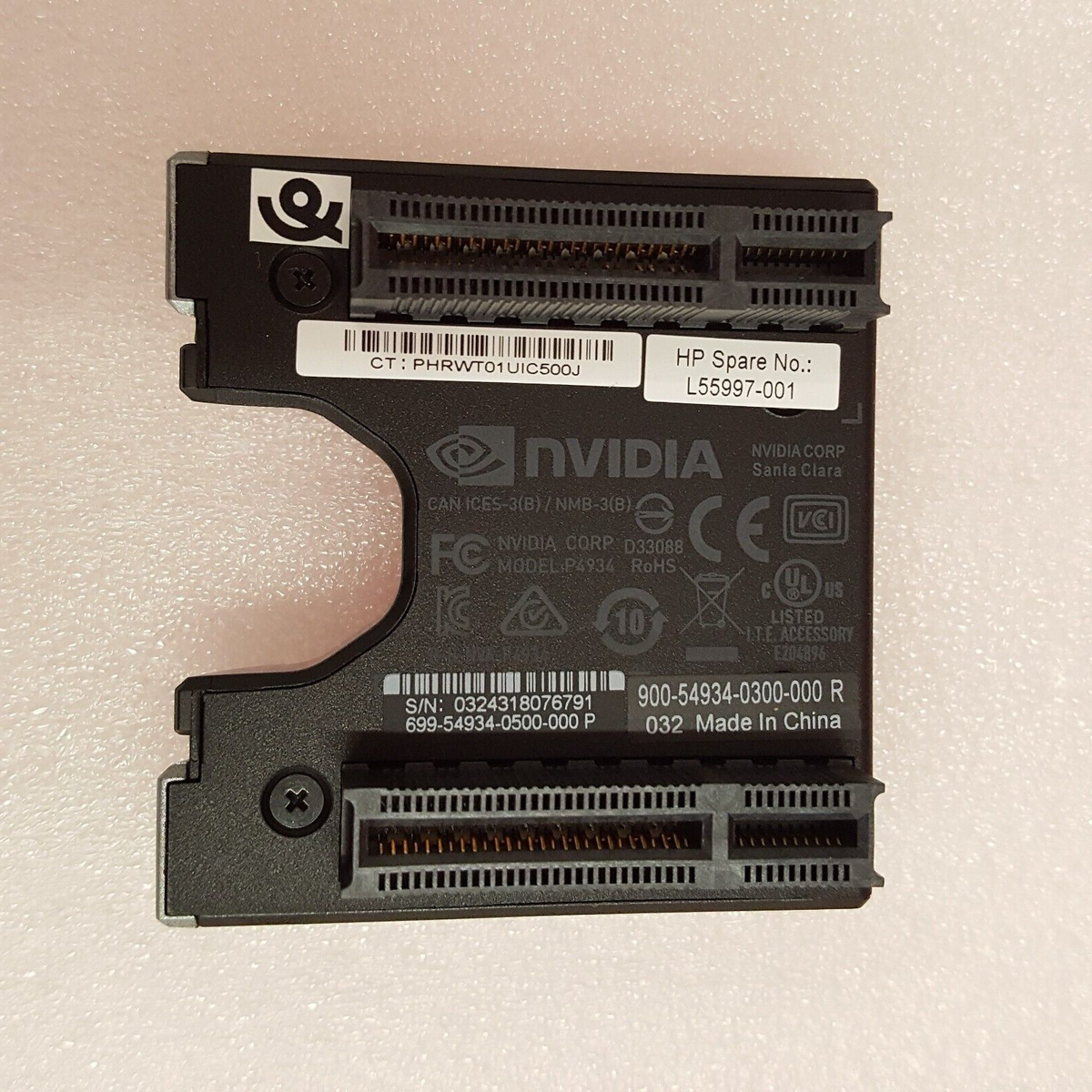 NEW NVIDIA Quadro RTX NVLink 2-Slot for RTX5000 / P4934 / L55997