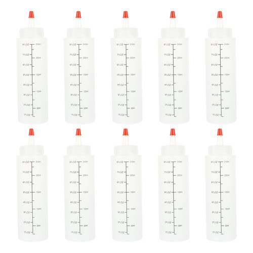 10 Pcs Squeeze Flaschen Sauce Dispenser Flasche Dressing Squeeze Flasche