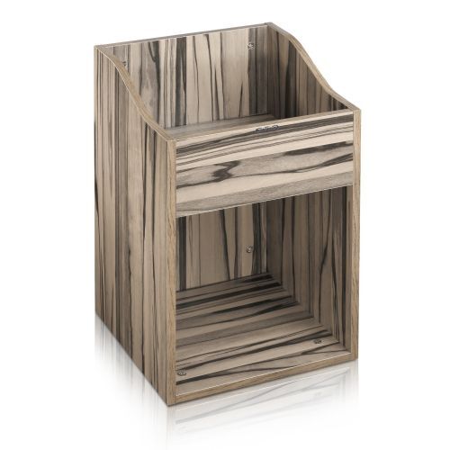 Zomo VS-Box 100/2 Vinyl Record Storage - Zebrano