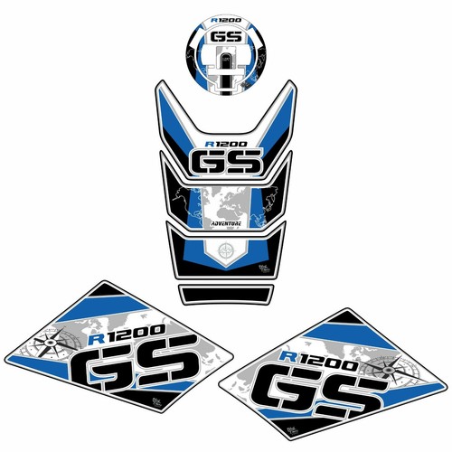 Kit d'autocollants de protection de réservoir pour moto compatible avec BMW R1300 GS Adventure