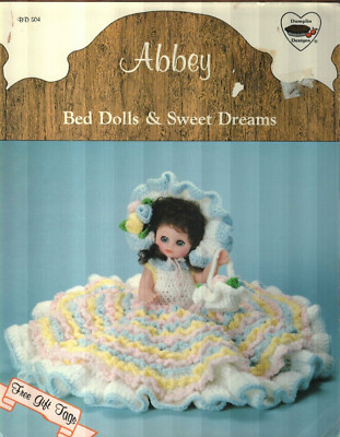 ABBEY BED DOLLS & SWEET DREAMS DUMPLIN DESIGNS CROCHET PATTERN LEAFLET