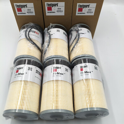 NEW 6X FS19729 Fleetguard Fuel Filter Water Separator US Free Shipping