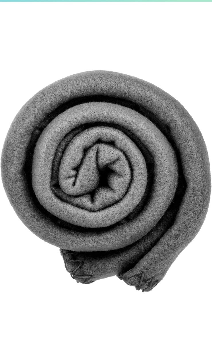 50 x 60 Inch Soft Cozy Fleece Blanket / Fleece Throw - Gray LexiHome