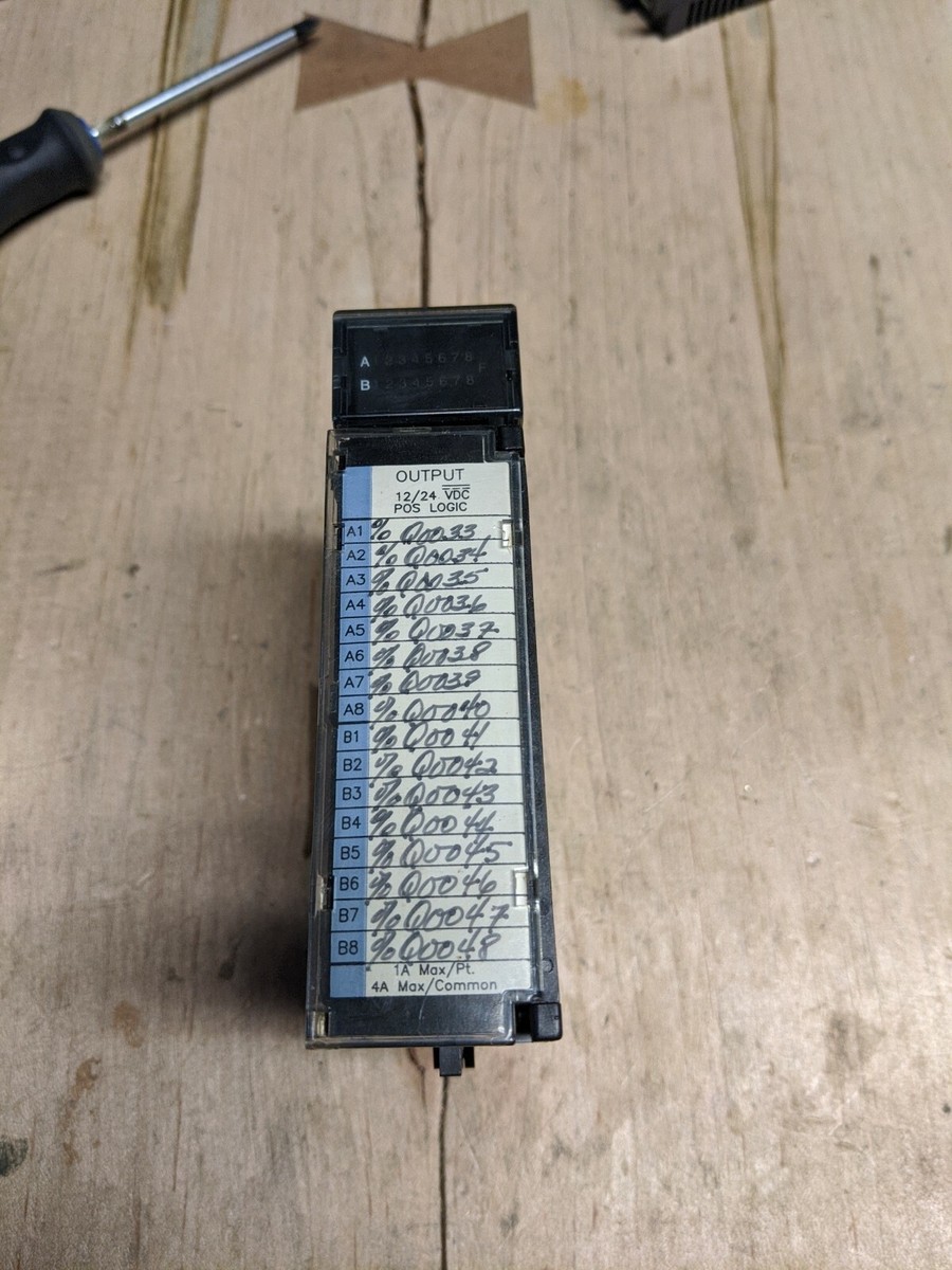 GE FANUC IC693MDL742D PLC OUTPUT MODULE | eBay