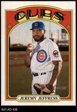 2021 Topps Heritage #438 Jeremy Jeffress Cubs SHORT-PRINT 8 - NM/MT