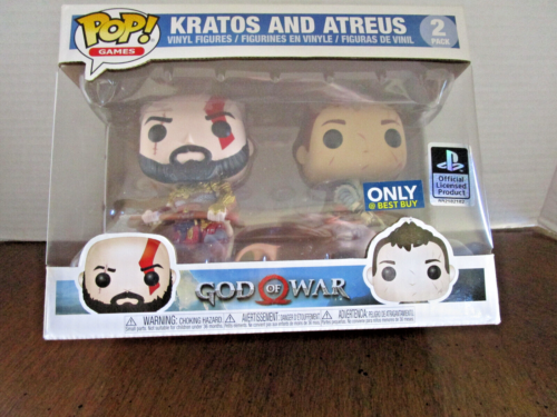 Paquete de 2 juegos Funko Pop Kratos y Atreus God of War solo en el mejor de los casos compra exclusivo - Imagen 1 de 5